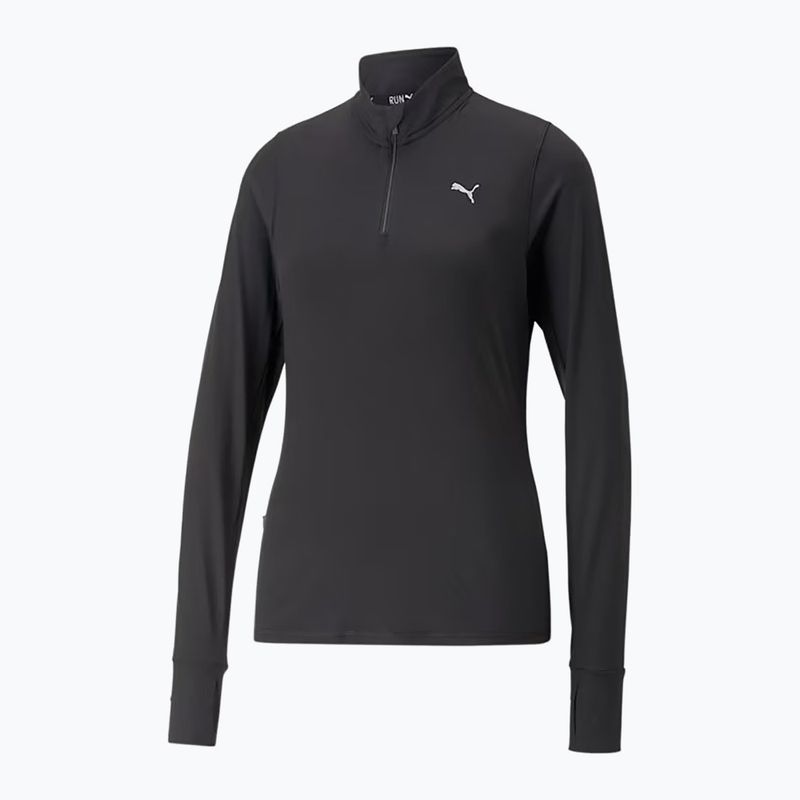 Women's running sweatshirt PUMA Run Favorite 1/4 Zip puma black