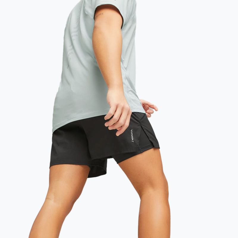 Men's PUMA Run 2In1 5" running shorts black 523277 01 4