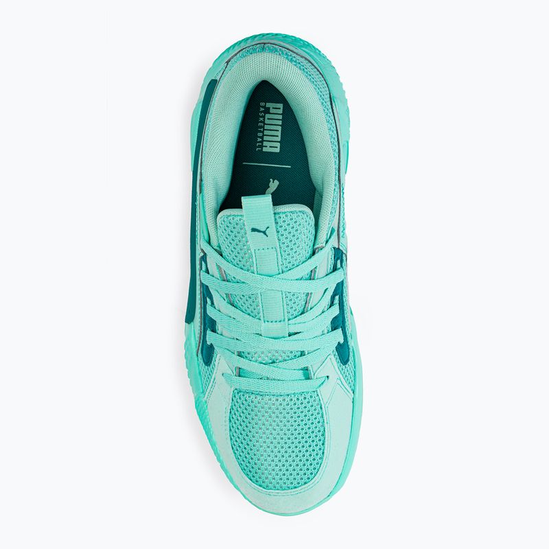 Men's basketball shoes PUMA Court Rider electric peppermint/green lagoon 6