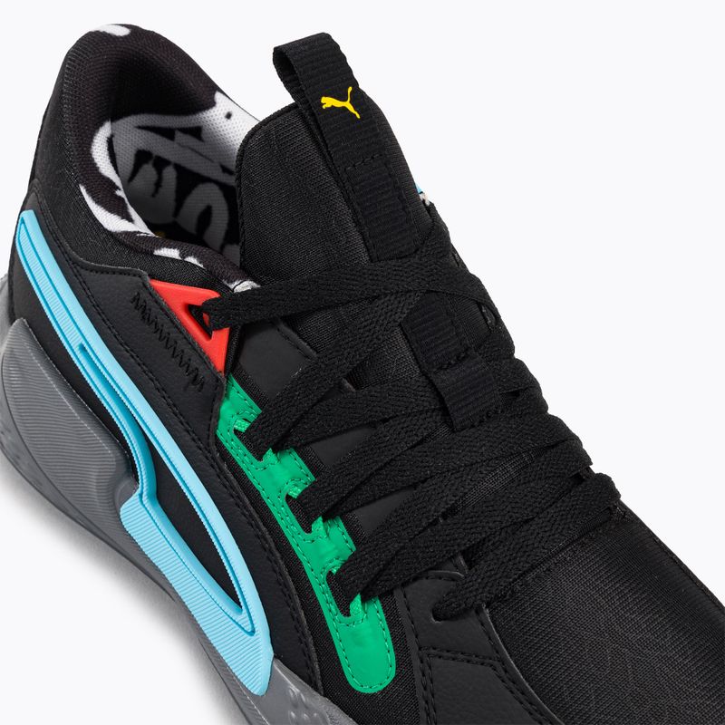 PUMA Court Rider Chaos Block Party men's basketball shoes black 378265 01 13