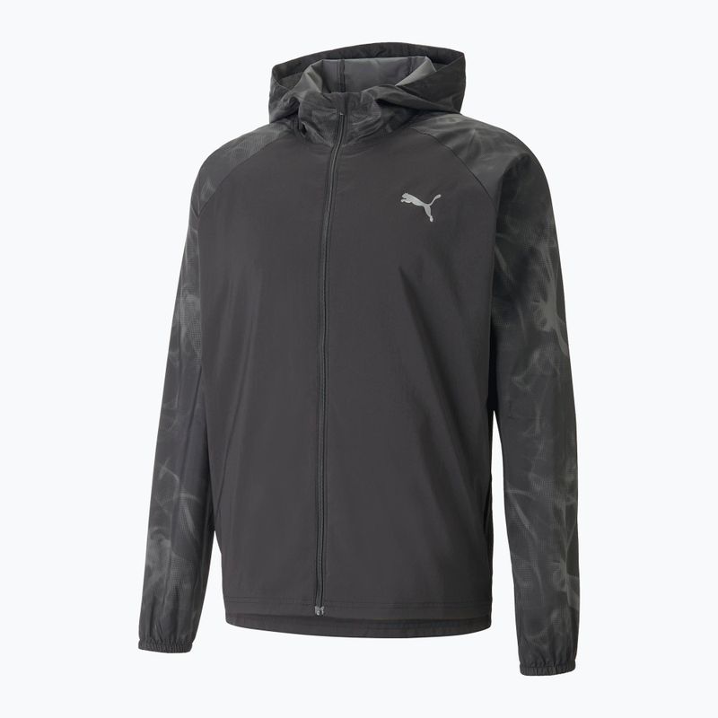 Men's running jacket PUMA Run Favorite Aop Woven black 523389 01 5