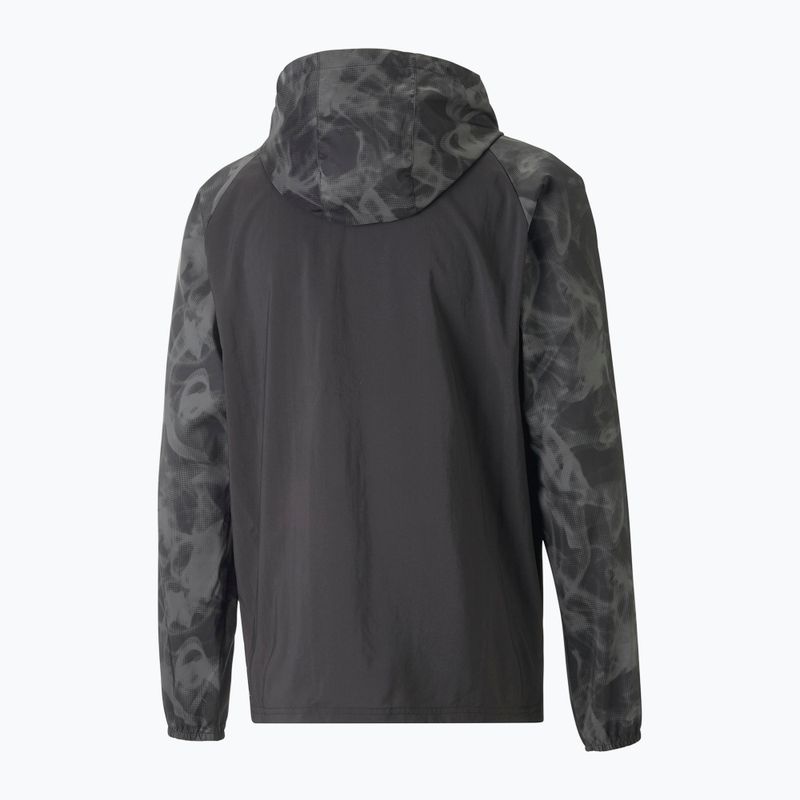 Men's running jacket PUMA Run Favorite Aop Woven black 523389 01 6