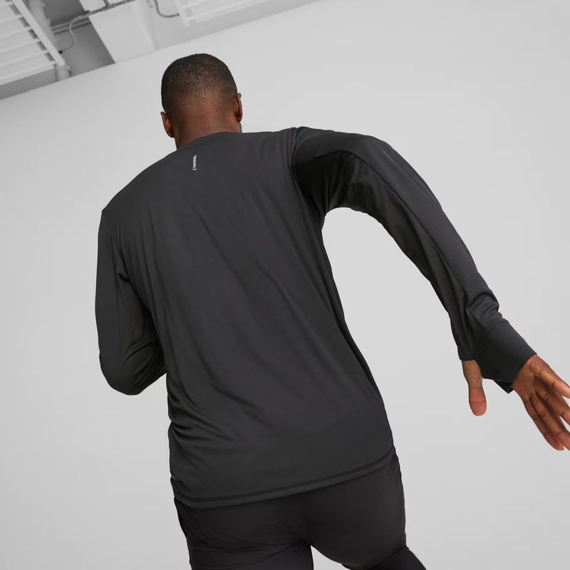 Men's PUMA Run Favorite black running longsleeve 4