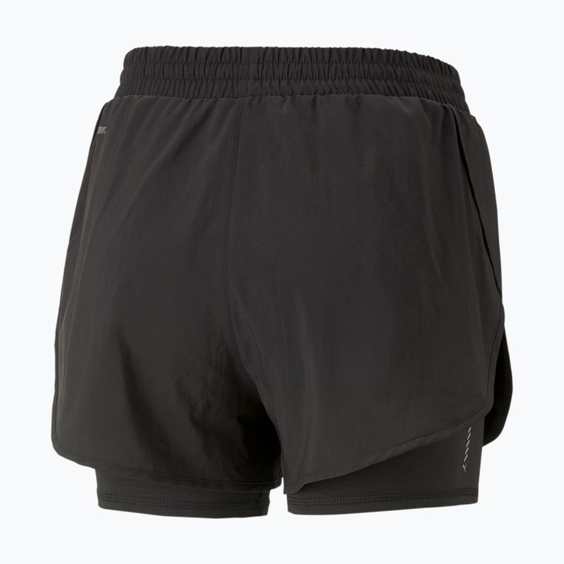Women's running shorts PUMA Run Favorite Woven 2In1 3" black 523181 01 2