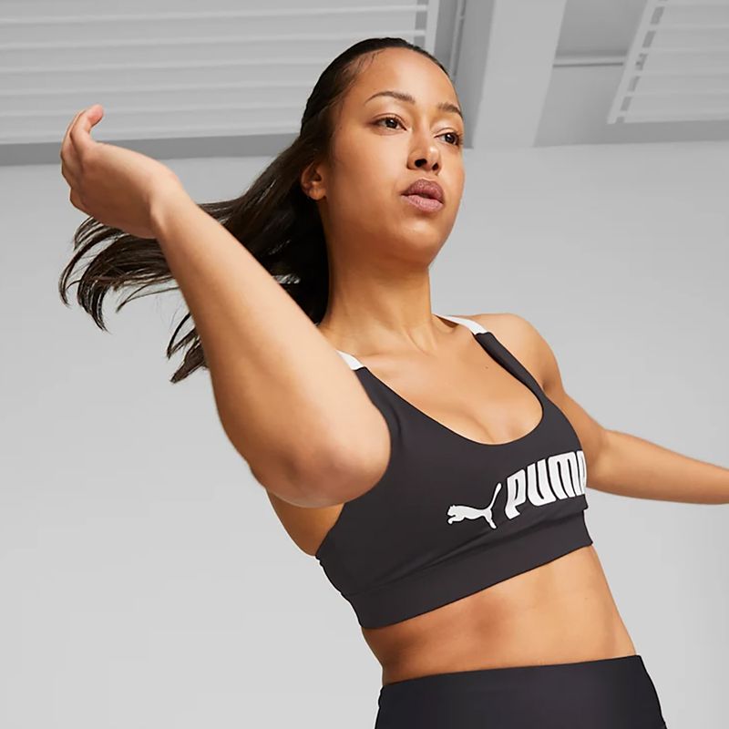PUMA Mid Impact fitness bra Puma Fit puma black 6