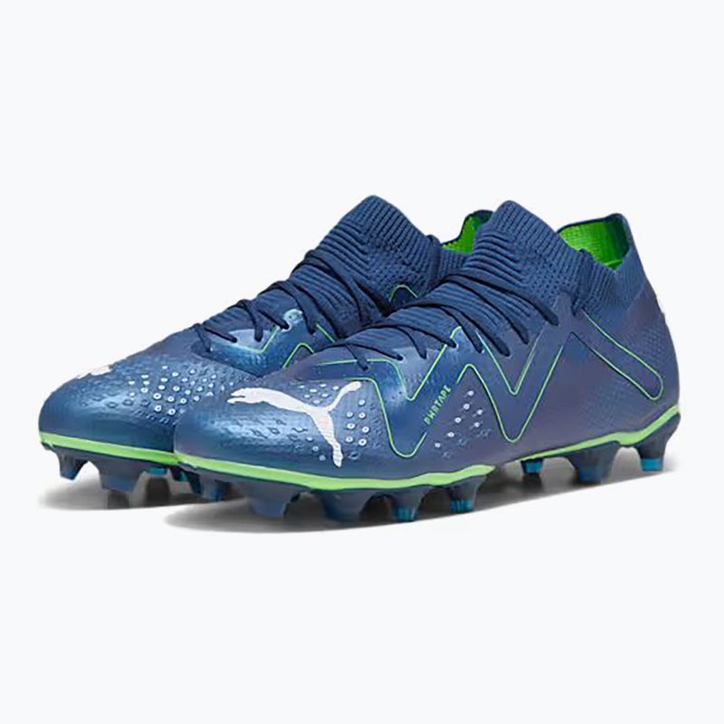 PUMA Future Pro FG/AG men's football boots persian blue/puma white/pro green 8