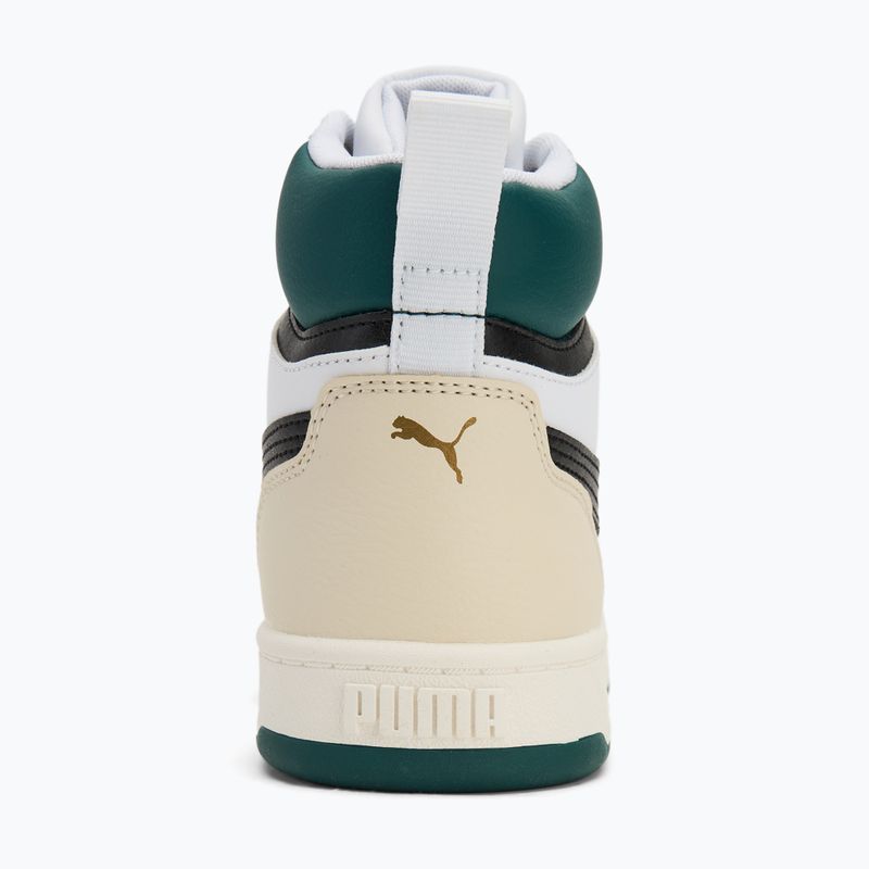 PUMA Caven 2.0 Mid puma white/puma black/alpine snow/warm white/gold shoes 6