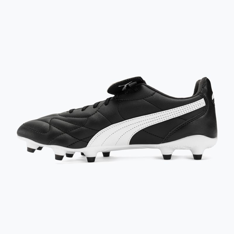 Men's football boots PUMA King Top FG/AG puma black/puma white/puma gold 10