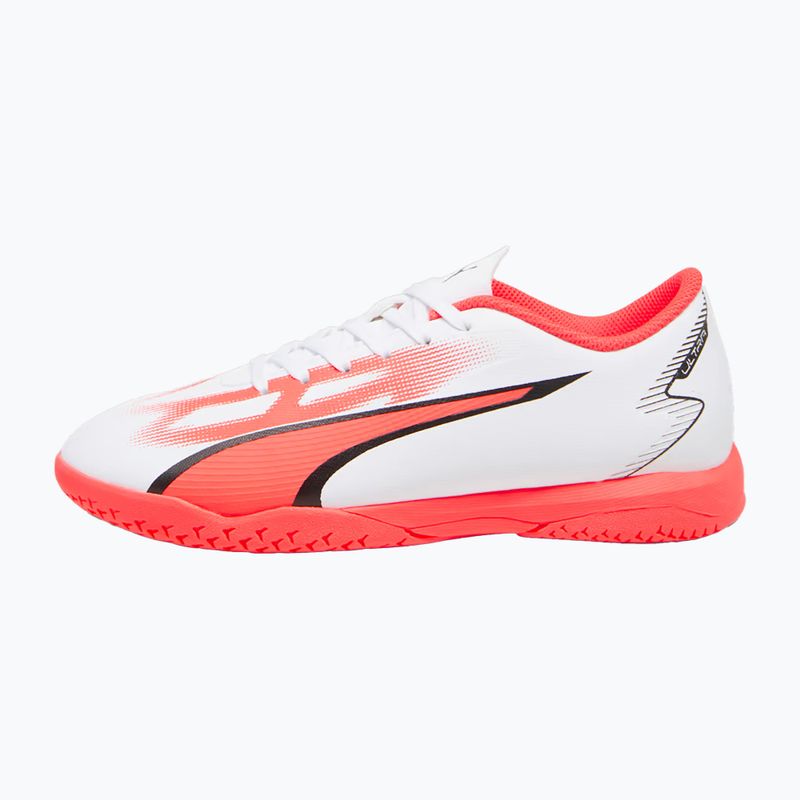 PUMA Ultra Play IT Jr children's football boots puma white/puma black/fire orchid 11