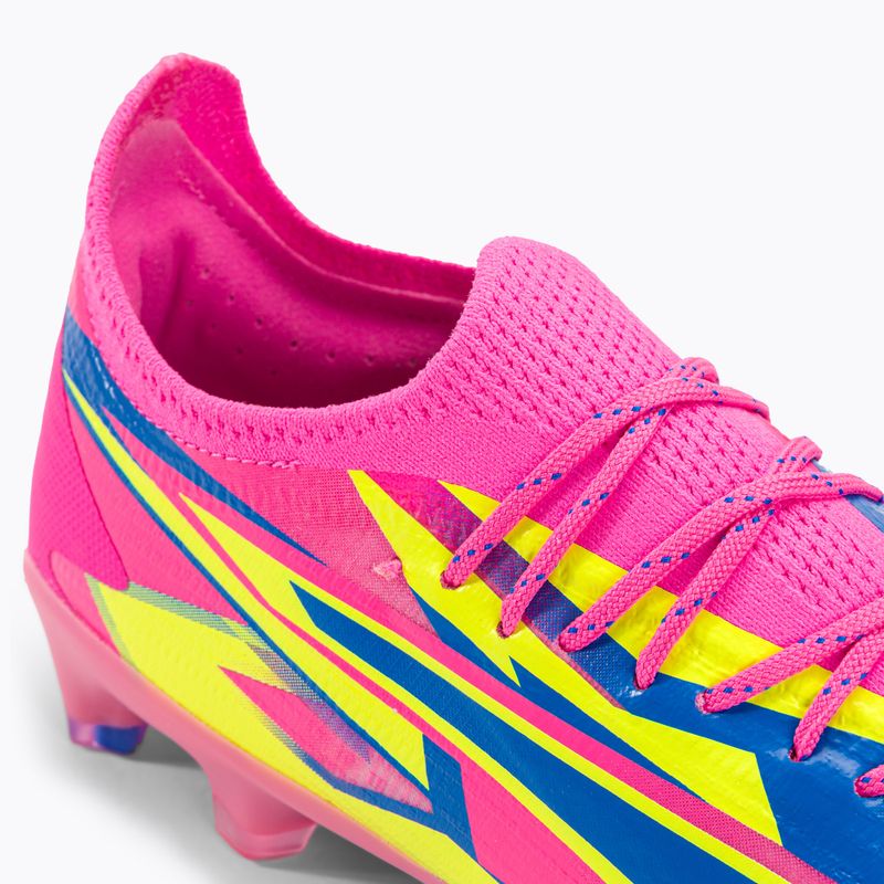 Men's football boots PUMA Ultra Ultimate Energy FG/AG luminous pink/ultra blue/yellow alert 8