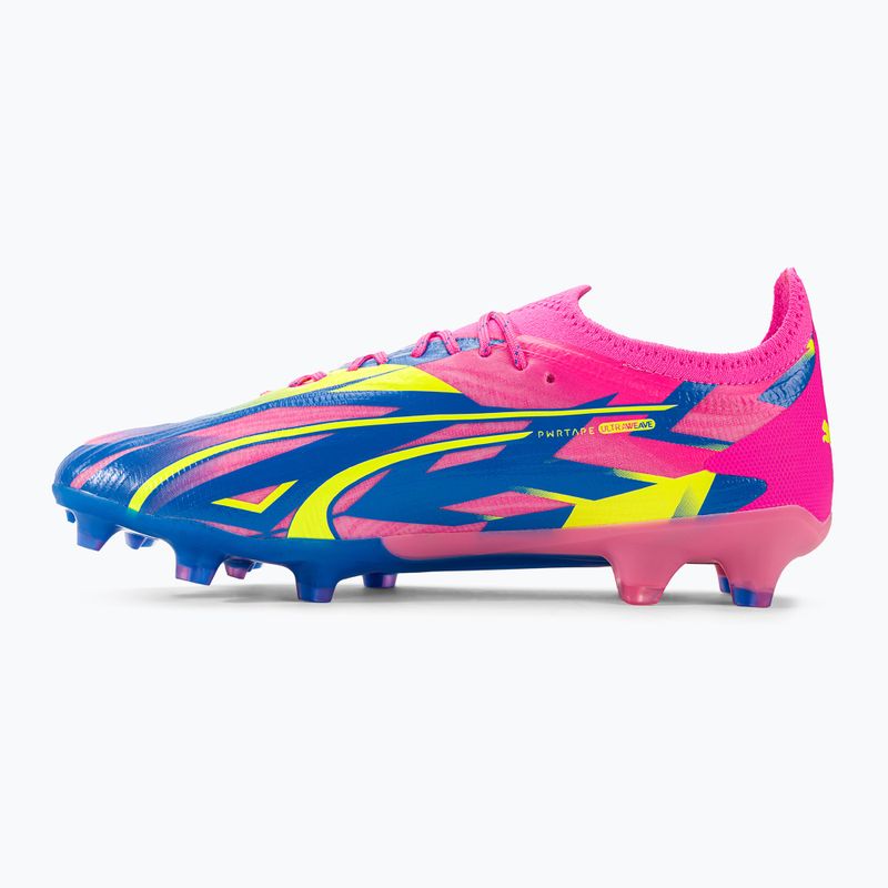 Men's football boots PUMA Ultra Ultimate Energy FG/AG luminous pink/ultra blue/yellow alert 10