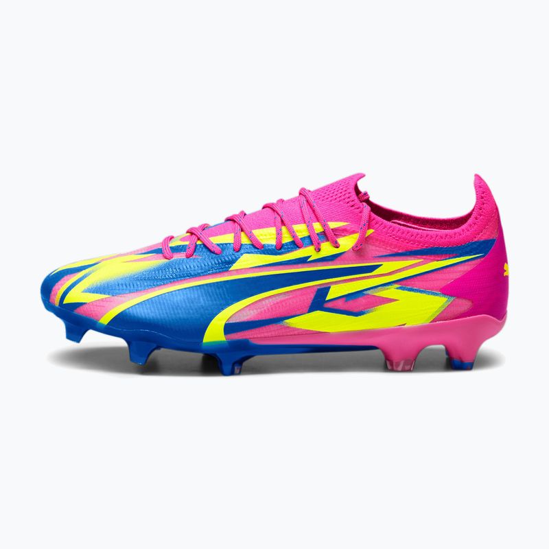 Men's football boots PUMA Ultra Ultimate Energy FG/AG luminous pink/ultra blue/yellow alert 11