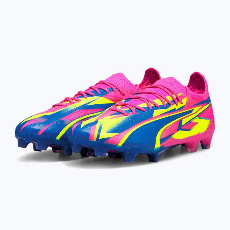 Men's football boots PUMA Ultra Ultimate Energy FG/AG luminous pink/ultra blue/yellow alert 13