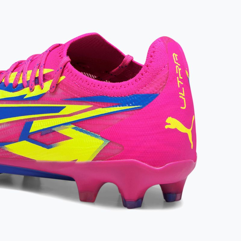 Men's football boots PUMA Ultra Ultimate Energy FG/AG luminous pink/ultra blue/yellow alert 14