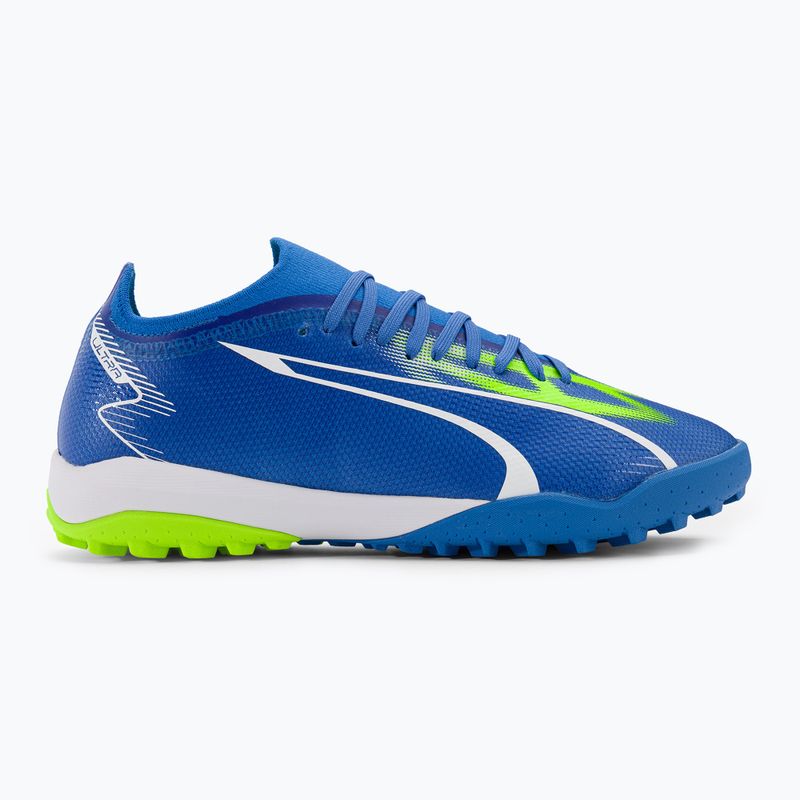 Men's PUMA Ultra Match TT football boots ultra blue/puma white/pro green 2