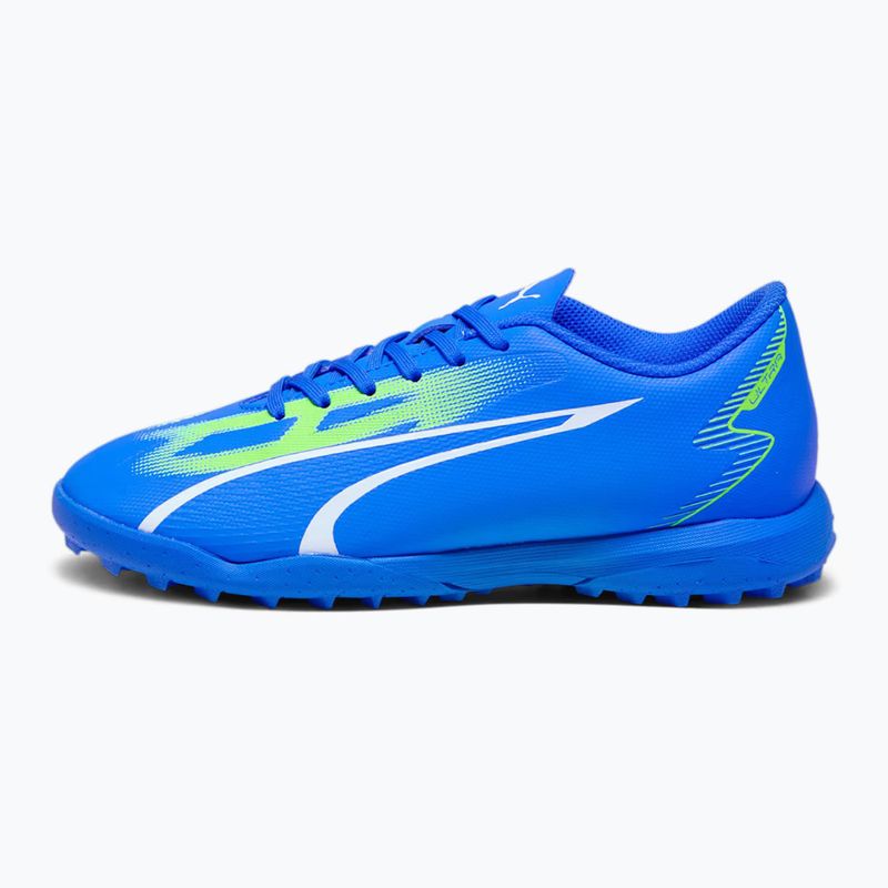 PUMA Ultra Play TT Jr children's football boots ultra blue/puma white/pro green 7