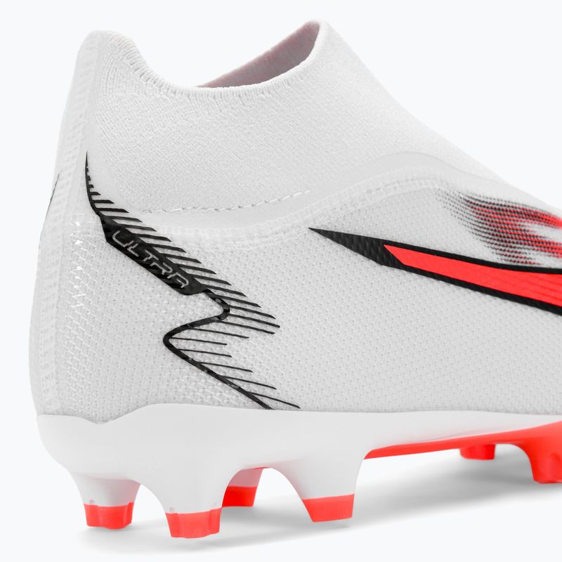 PUMA Ultra Match+ Ll FG/AG men's football boots puma white/puma black/fire orchid 11