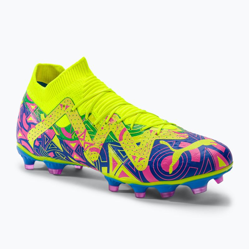PUMA Future Match Energy FG/AG men's football boots ultra blue/yellow alert/luminous pink
