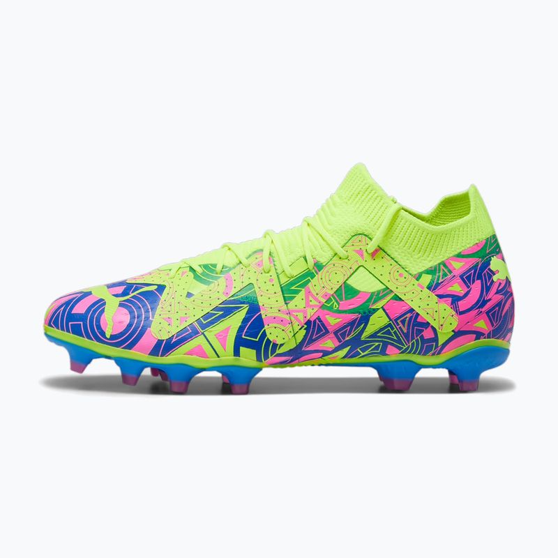 PUMA Future Match Energy FG/AG men's football boots ultra blue/yellow alert/luminous pink 11