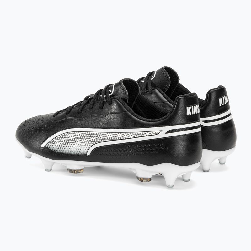 PUMA King Match MXSG men's football boots puma black/puma white 3