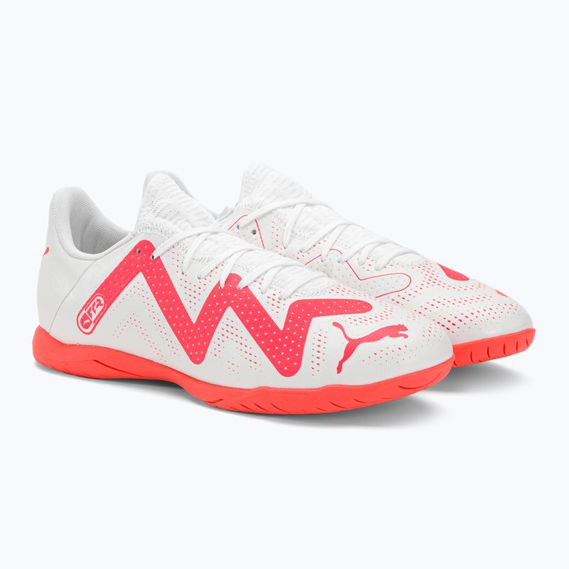 PUMA Future Play IT men's football boots puma white/fire orchid 6
