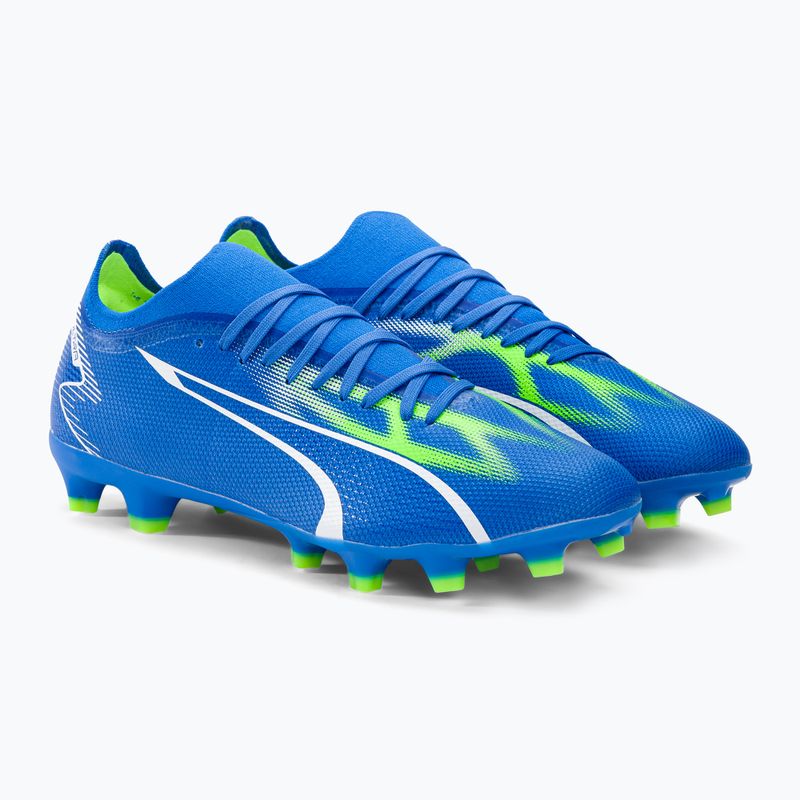 PUMA Ultra Match FG/AG men's football boots ultra blue/puma white/pro green 4