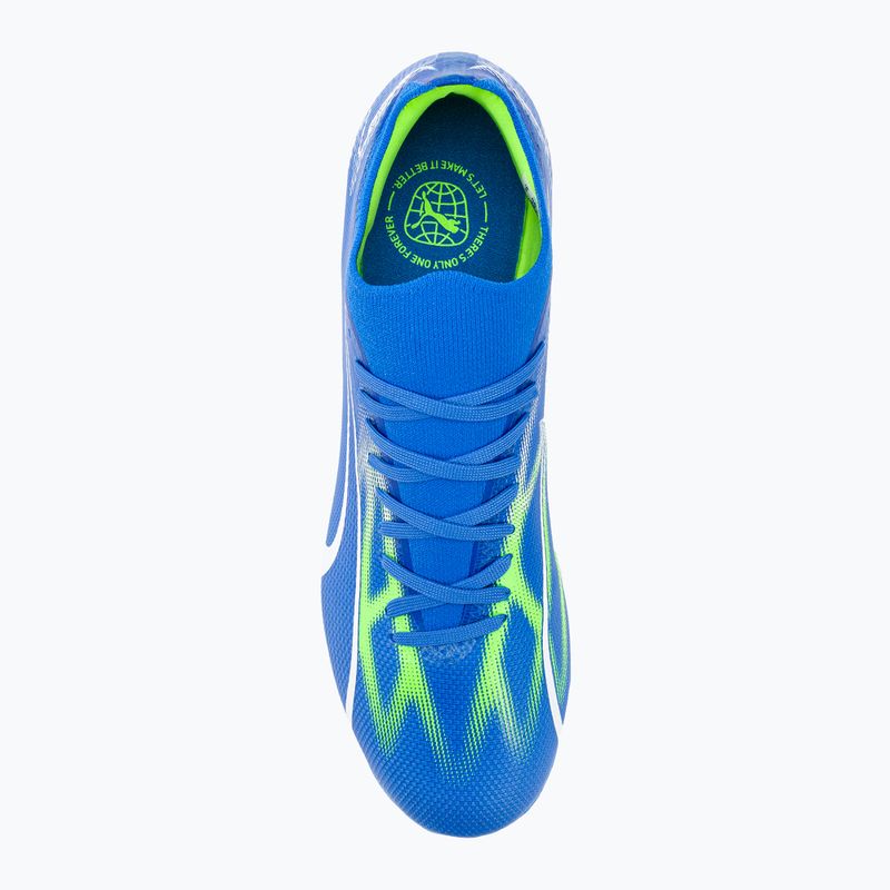 PUMA Ultra Match FG/AG men's football boots ultra blue/puma white/pro green 6