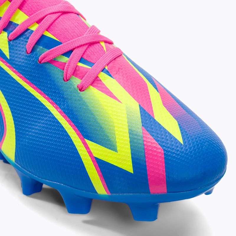 PUMA Ultra Match Energy FG/AG men's football boots luminous pink/yellow alert/ultra blue 7