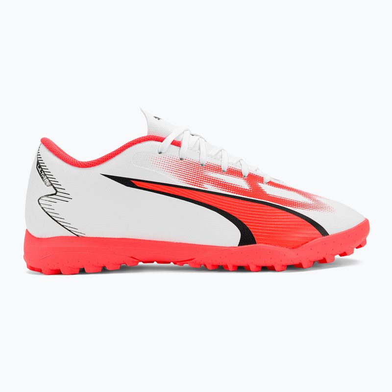 Men's football boots PUMA Ultra Play FG/AG puma white/puma black/fire orchid 4