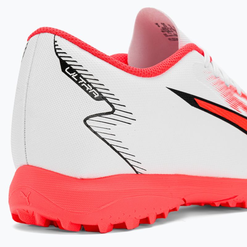 Men's football boots PUMA Ultra Play FG/AG puma white/puma black/fire orchid 11