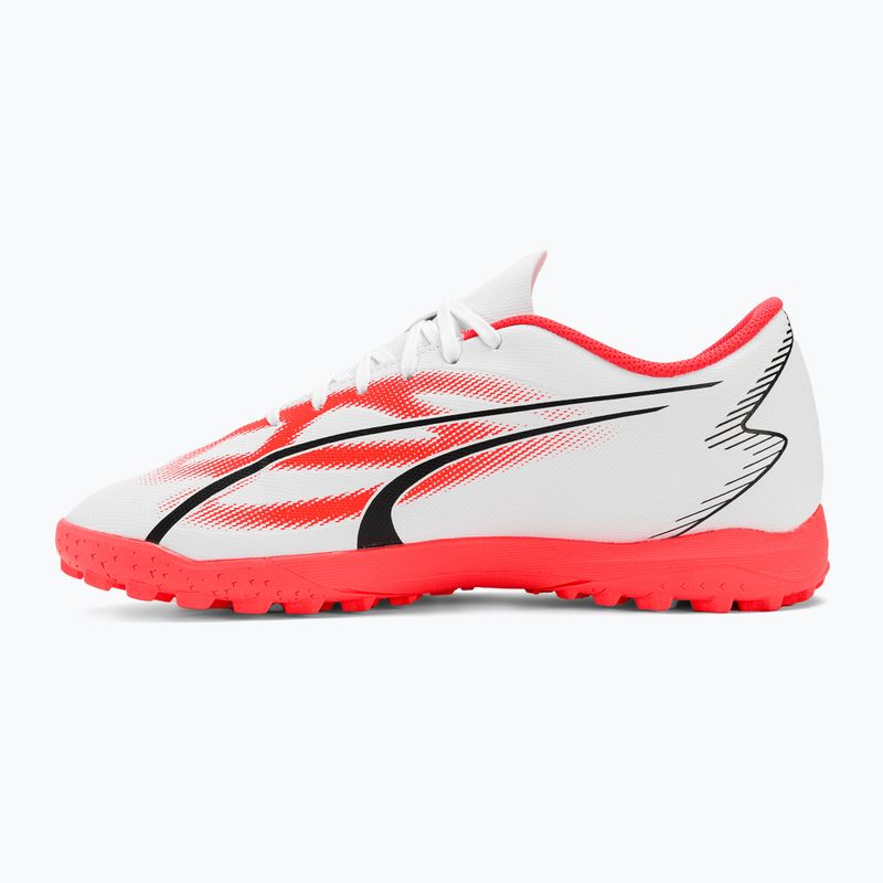 Men's football boots PUMA Ultra Play FG/AG puma white/puma black/fire orchid 12
