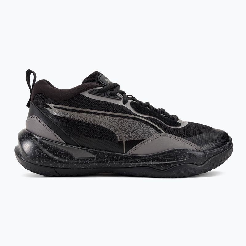 Men's basketball shoes PUMA Playmaker Pro Trophies puma aged silver/cast iron/puma black 2