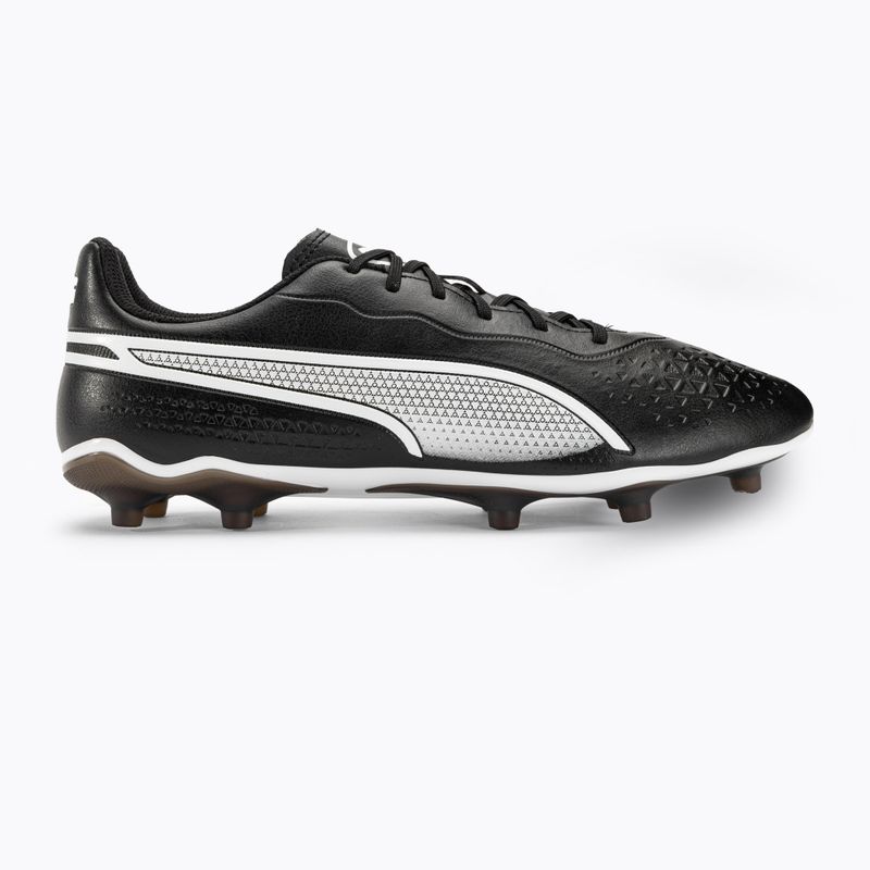 Men's football boots PUMA King Match FG/AG puma black/puma white 2