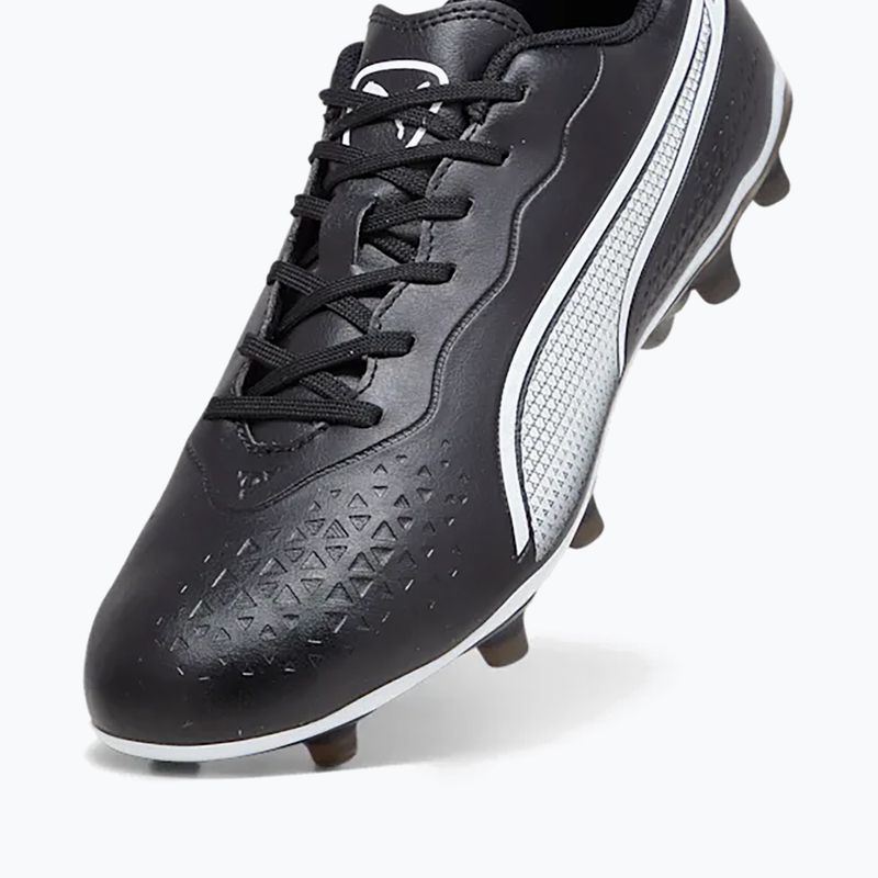 Men's football boots PUMA King Match FG/AG puma black/puma white 13