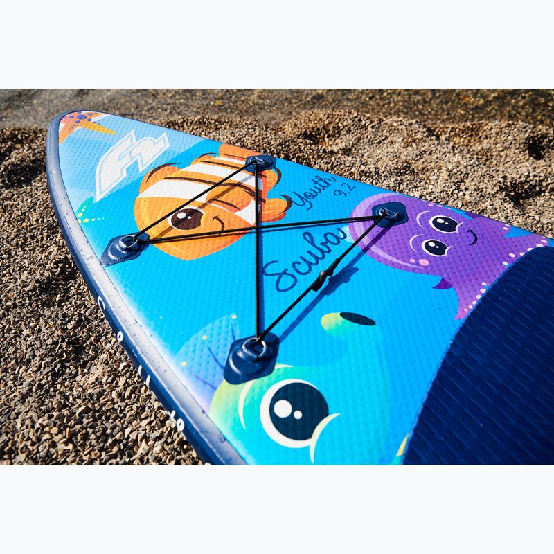 Children's SUP board F2 Scuba Youth 9'2" blue 4
