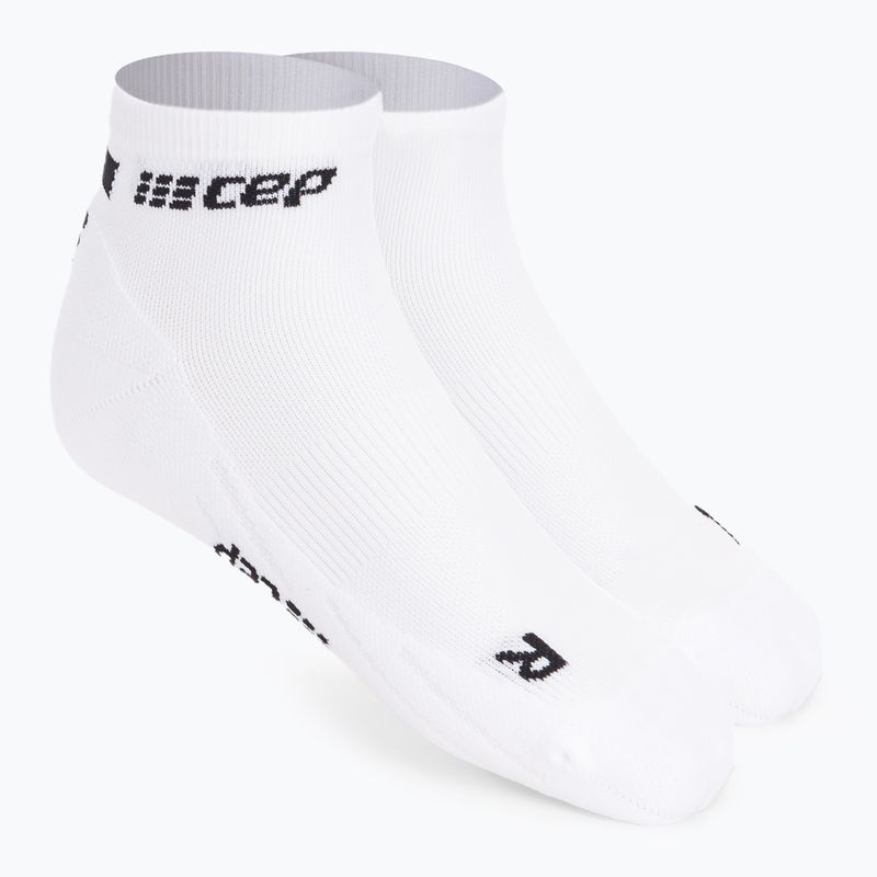 CEP Men's Compression Running Socks 4.0 Low Cut White