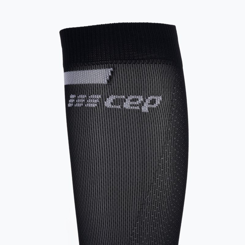 Men's calf compression bands CEP The run 4.0 black 3