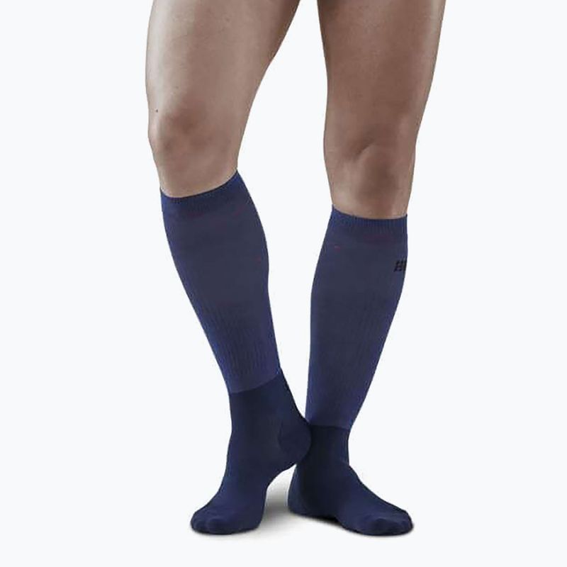 CEP Infrared Recovery men's compression socks blue 2