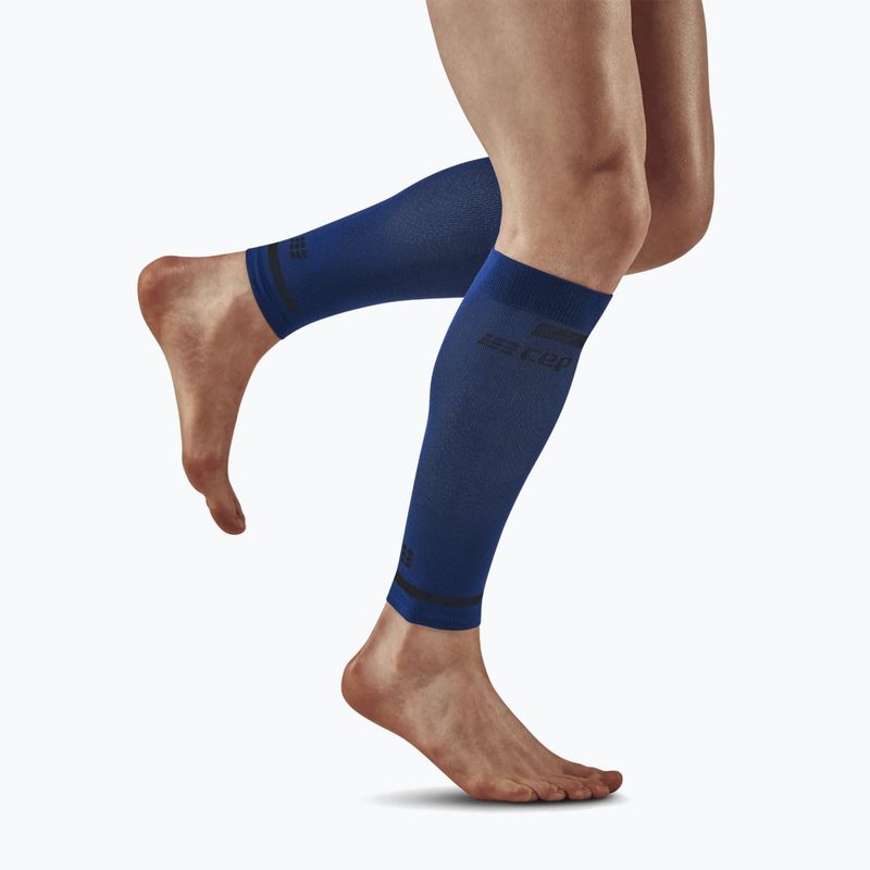 Men's calf compression bands CEP The run 4.0 blue 4