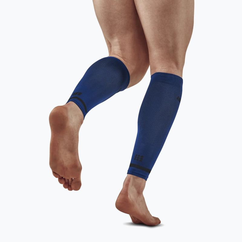 Men's calf compression bands CEP The run 4.0 blue 5