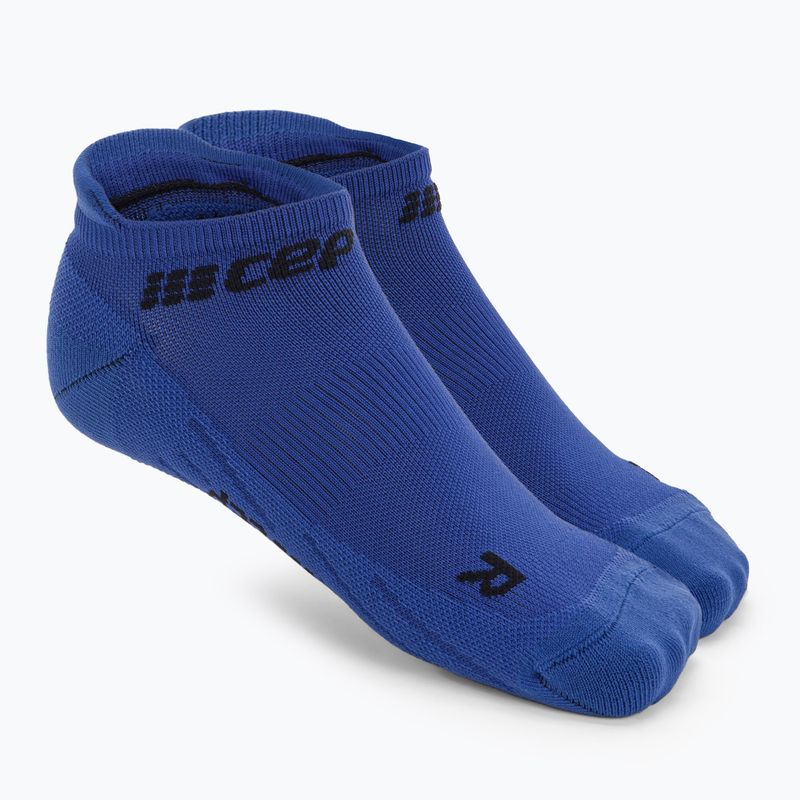 CEP Men's Compression Running Socks 4.0 No Show blue