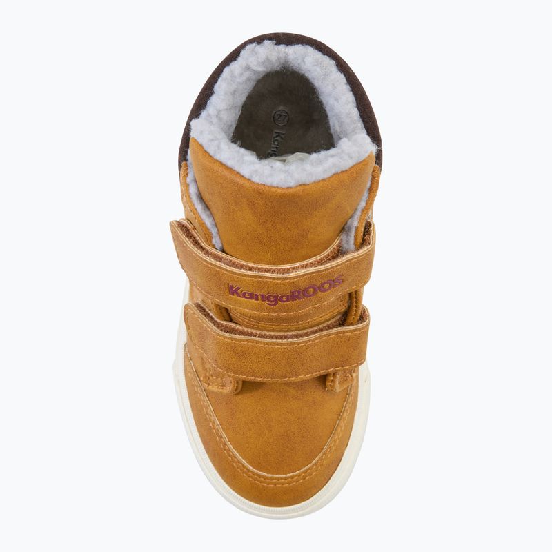 Children's shoes KangaROOS KaVu Primo V tan yellow / rouge 5