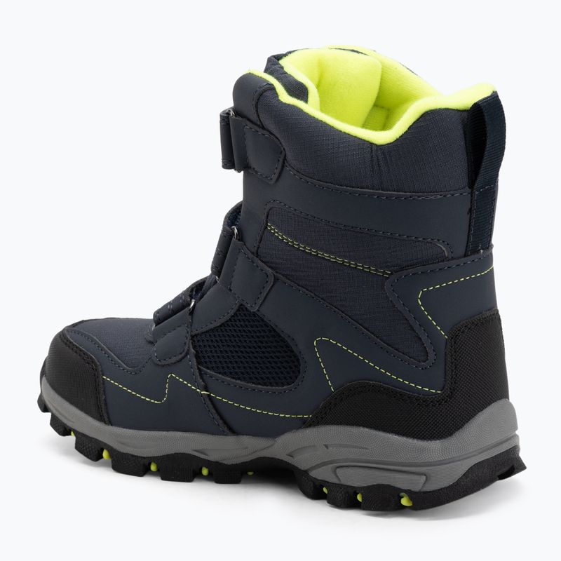 KangaROOS K-Robi KTX children's snow boots dark navy/lime 3