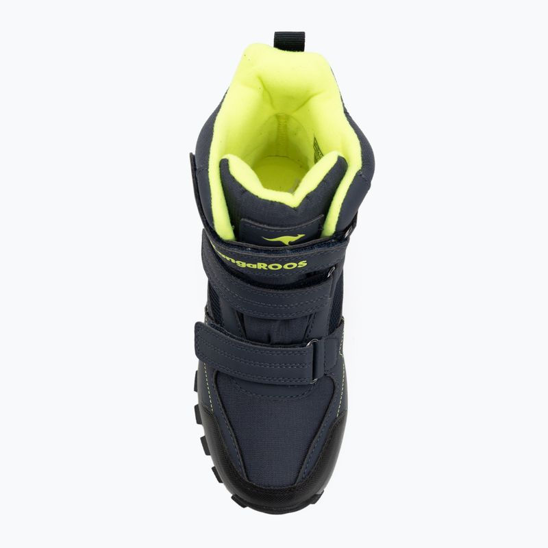 KangaROOS K-Robi KTX children's snow boots dark navy/lime 5