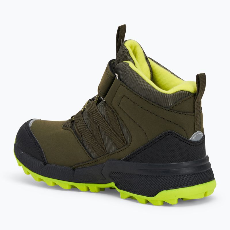 Kappa Thabo Tex army/lime children's shoes 3