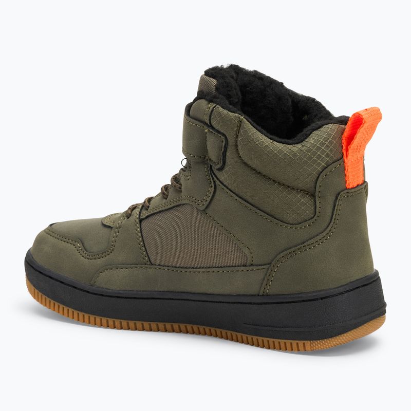 Kappa Shab Fur army/black children's shoes 3