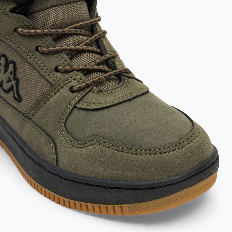 Kappa Shab Fur army/black children's shoes 7