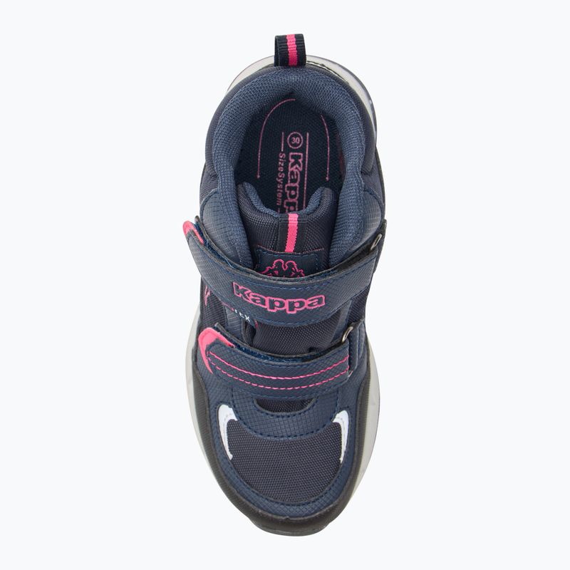 Kappa Aiko Tex navy/pink children's shoes 5