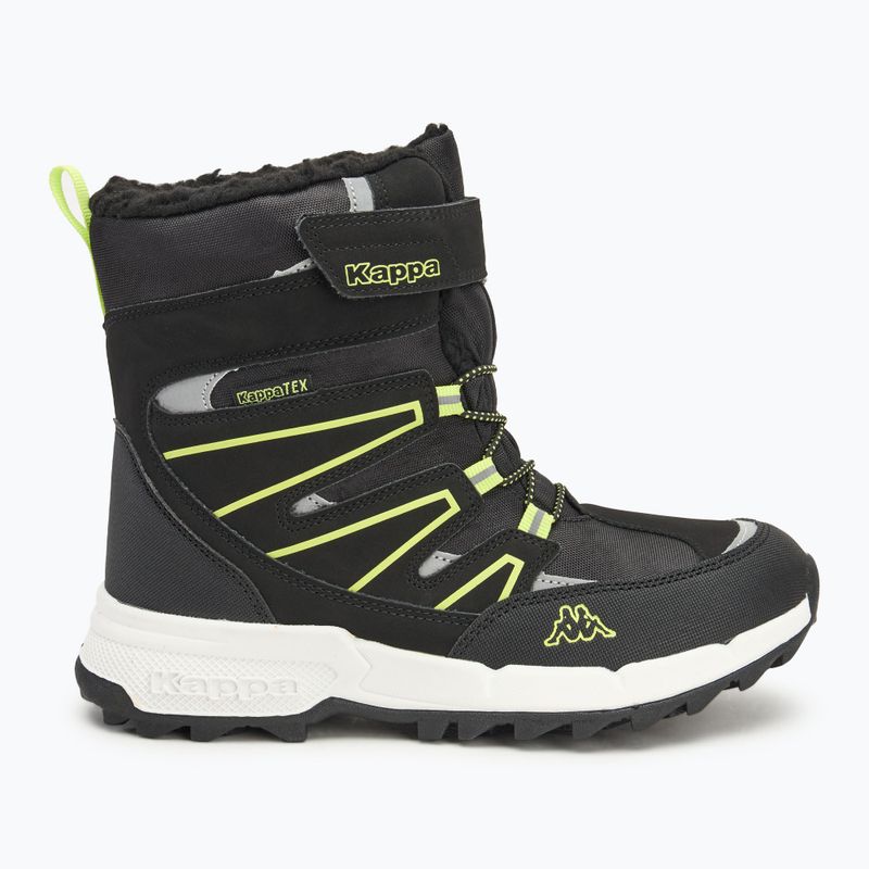 Kappa Floki Tex black/lime children's snow boots 2