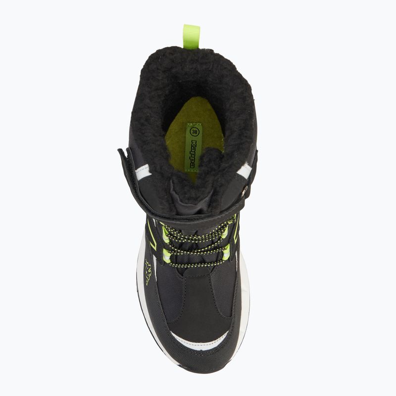 Kappa Floki Tex black/lime children's snow boots 5